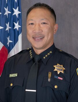Official portrait of San Francisco Police Chief Derrick Lew